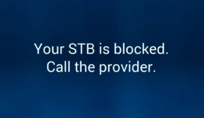 stv is blocked