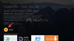 launch app nordvpn