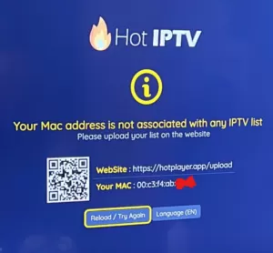 adresse IPTV Mac chaude